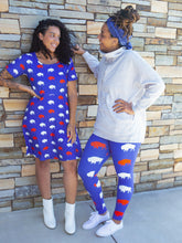 Load image into Gallery viewer, Adult Red and Blue Buffalo Dress