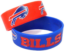 Load image into Gallery viewer, NFL Buffalo Bills Wide Bracelet, 2-Pack