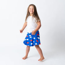 Load image into Gallery viewer, Red and Blue Buffalo Skort