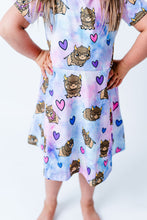Load image into Gallery viewer, Pastel Cutie Buffalo Dress