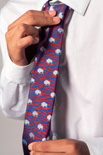Load image into Gallery viewer, Zebra Buffalo Neck Tie