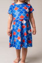 Load image into Gallery viewer, Red and Blue Mermaid Dress
