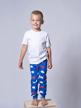 Load image into Gallery viewer, Kid's Red and Blue Buffalo Joggers