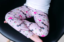 Load image into Gallery viewer, Kid's Floral Buffalo Leggings