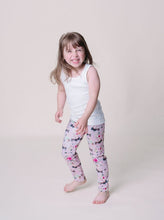 Load image into Gallery viewer, Kid's Floral Buffalo Leggings