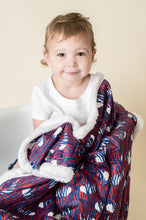 Load image into Gallery viewer, Zebra Buffalo Blanket