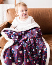 Load image into Gallery viewer, Zebra Buffalo Blanket