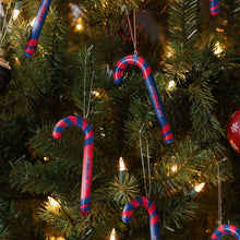 Load image into Gallery viewer, Buffalo Bills 12 Pack Candy Cane Ornaments