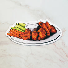 Load image into Gallery viewer, Chicken Wings Sticker or Magnet