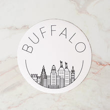 Load image into Gallery viewer, Buffalo Outline Sticker or Magnet