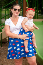 Load image into Gallery viewer, Adult Red and Blue Buffalo Skort
