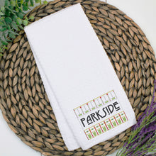 Load image into Gallery viewer, Custom Stained Glass Buffalo Street Towels