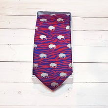 Load image into Gallery viewer, Zebra Buffalo Neck Tie