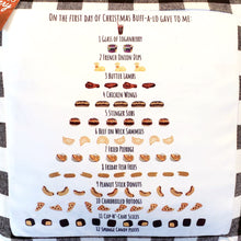 Load image into Gallery viewer, 12 Days of Buffalo Christmas Pillow