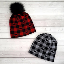 Load image into Gallery viewer, Buffalo Plaid Beanie