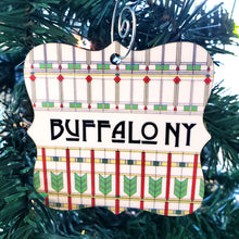 Load image into Gallery viewer, Stained Glass Buffalo Ornament