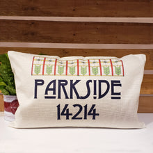 Load image into Gallery viewer, Stained Glass Buffalo Pillow