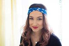 Load image into Gallery viewer, Red/Blue or Blue/Gold Buffalo Headband