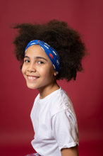 Load image into Gallery viewer, Red/Blue or Blue/Gold Buffalo Headband