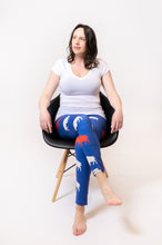 Load image into Gallery viewer, Cozy Red and Blue Buffalo Leggings