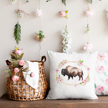 Load image into Gallery viewer, Buffalo Cherry Blossom Pillow