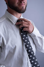 Load image into Gallery viewer, Black Buffalo Silk Neck Tie