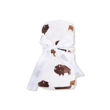 Load image into Gallery viewer, Waffle Buffalo Swaddle
