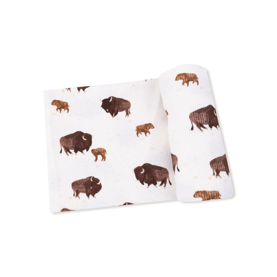 Waffle Buffalo Swaddle