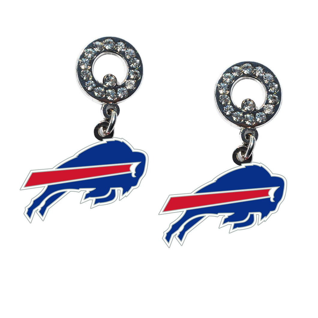 Bills Rhinestone Earrings