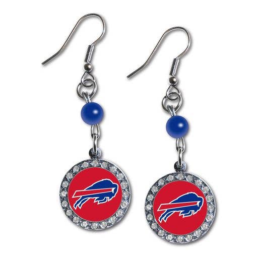 Bills Rhinestone Dangle Earrings