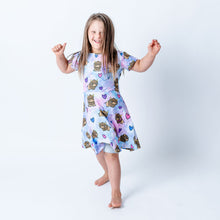 Load image into Gallery viewer, Pastel Cutie Buffalo Dress

