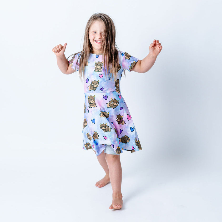 Pastel Cutie Buffalo Dress