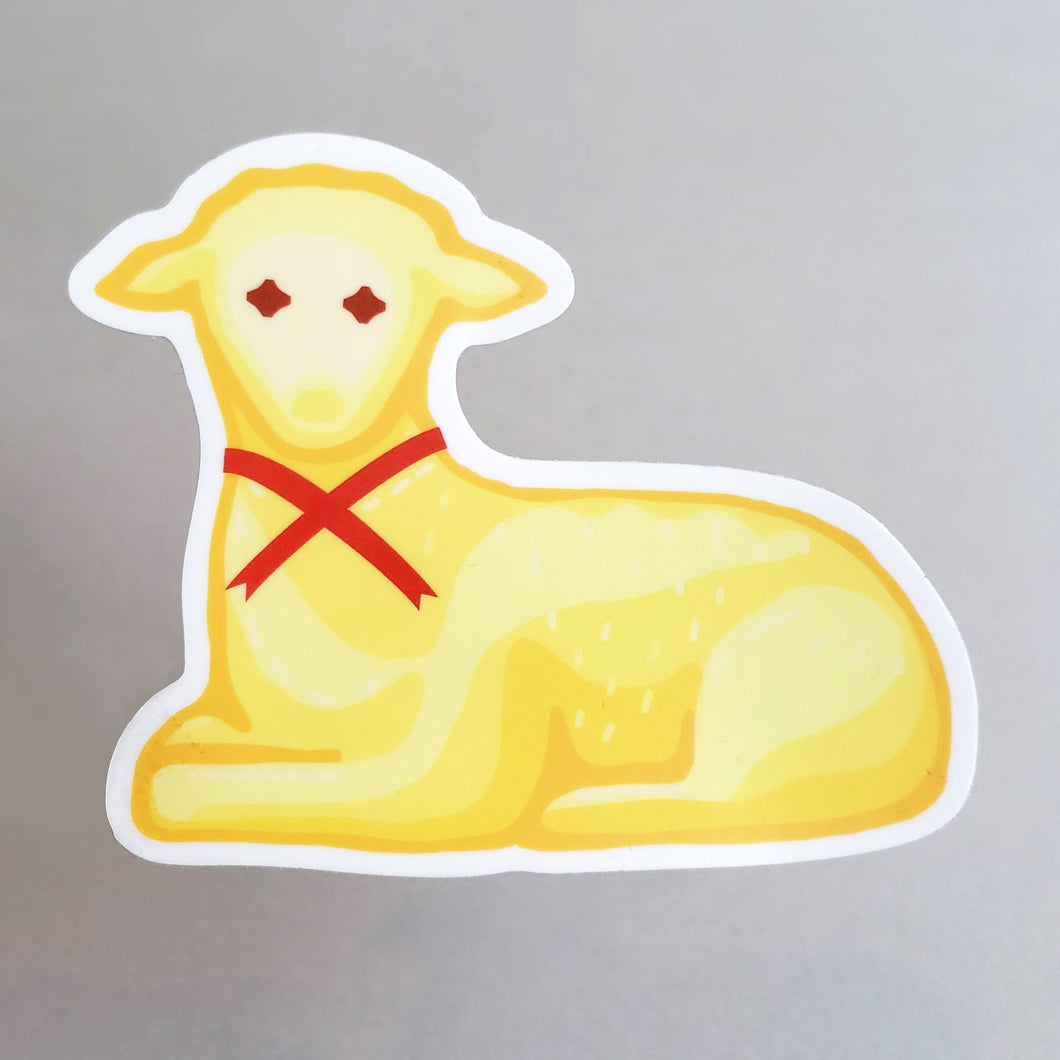 Butter Lamb Sticker or Magnet