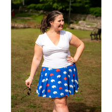 Load image into Gallery viewer, Adult Red and Blue Buffalo Skort
