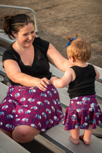 Load image into Gallery viewer, Adult Zebra Buffalo Skort
