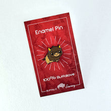 Load image into Gallery viewer, Kawaii Buffalo Pin
