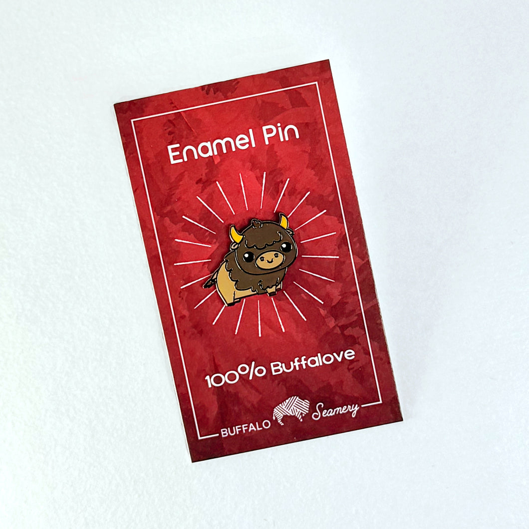 Kawaii Buffalo Pin