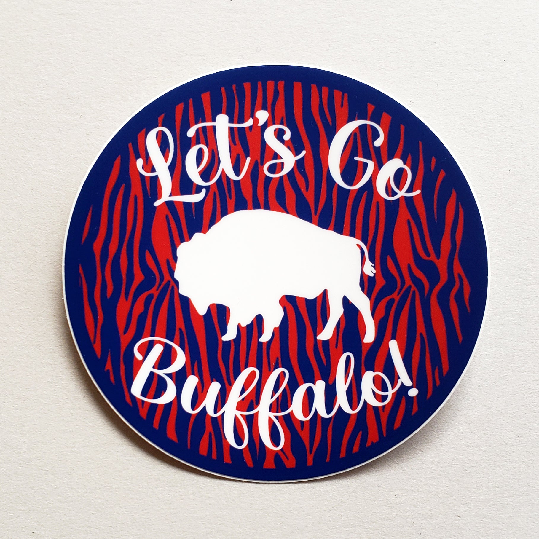 Buffalo Rv Sticker Let's Go Buffalo Sticker or Magnet – Buffalo Seamery