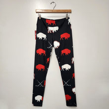 Load image into Gallery viewer, Cozy Red and Black Buffalo Leggings
