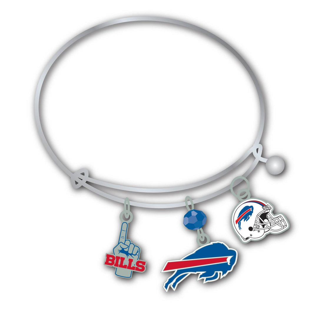 Bills 3 Charm Bracelet
