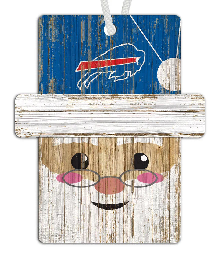 Bills Santa Ornament