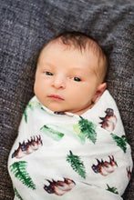 Load image into Gallery viewer, Adventure Buffalo Swaddle Blanket

