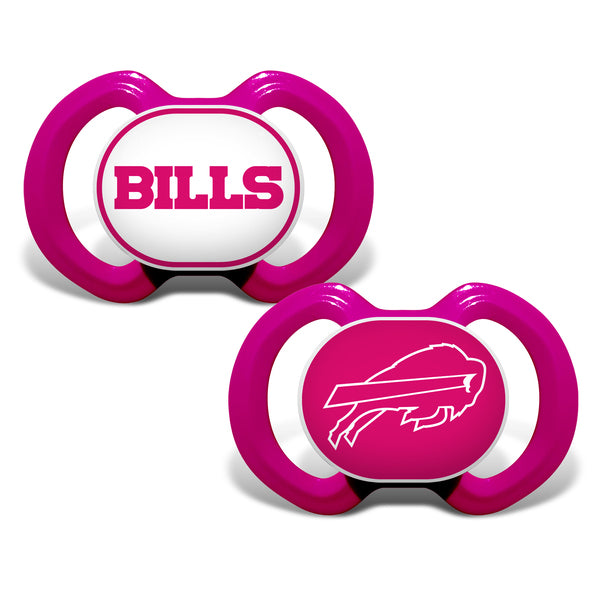 Bills 2 Pack Pink Pacifiers